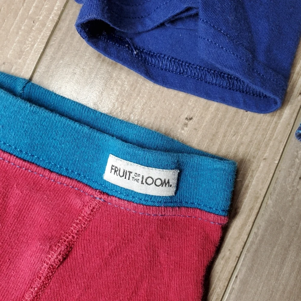 Hanes & Fruit of the Loom Toddler Boy Boxer Brief Underwear Bundle Size 2T-3T